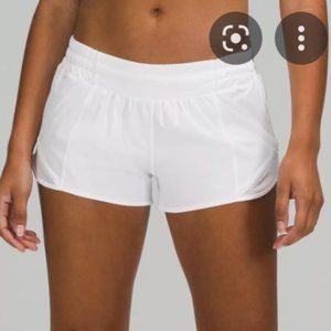 Lululemon Hotty Hot shorts white